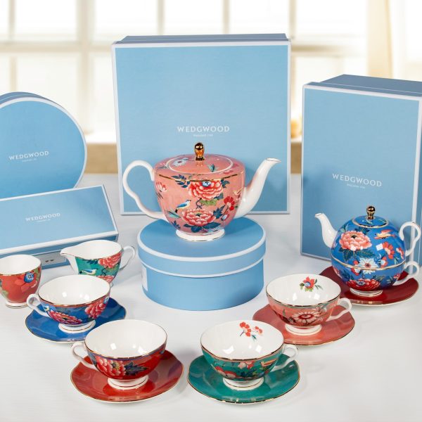 Set trà Bộ 4 Wedgwood Paeonia Blush