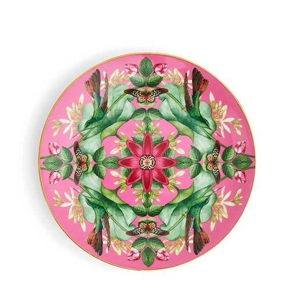 Đĩa sứ Wonderlust Pink Lotus 20cm