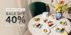 Ưu Đãi Giảm 40% Với Sản Phẩm Gốm Sứ Anh Wedgwood